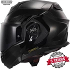 LS2 FF901 Advant X Modular Flip Front Full Face Motorcycle Helmet Gloss Black New. Price: $402.08.