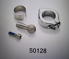 Ciro Ball Mount Clamp Motorcycle Handlebar Chrome 7/8" - 1" In Kit #50128 New. Price: $35.99.