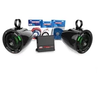 Mtx Universal Bluetooth Audio Package W/ Amp & 2 Roll Cage Speakers New. Price: $637.46.