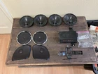 Genuine Harley 14-20 Touring Boom! Audio Batwing Fairing Amp & Speaker Kit Used. Price: $399.95.
