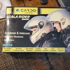 Cardo Scalarider Teamset Pro To Passenger Wireless Intercom System Headset Used. Price: $125.00.