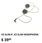 Chatterbox Slim-p Universal Headset Speakers Only CBX2SLIMSPKR-P New. Price: $29.95.