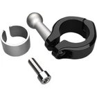 Ciro 50129 Black 7/8" - 1" Handlebar Clamp With Ball Mount For Motorcycles Bikes New. Price: $42.99.