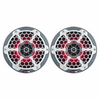 DS18 Hydro 6.5" 2-WAY Marine Speakers W/rgb Led Lights 300W CF-65M New. Price: $275.99.