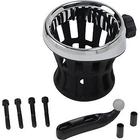Ciro Drink Holder 50411 Chrome / Black Harley Handlebar Mounted Cup 96-18 New. Price: $74.99.
