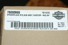 Genuine Oem Harley Davidson Speaker Tweeter Mid Right 76000869 New. Price: $164.95.