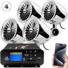 1000W Motorcycle Bluetooth 4 Speakers Stereo Audio System Atv Utv Can Am Polaris New. Price: $164.80.