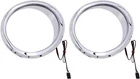 Ciro Led Front Speaker Accents Chrome 42100 Harley Davidson Flht/flhx New. Price: $159.99.