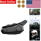 Durable Motorcycle Intercom E1 Headset - 12 Hour Battery, Waterproof Design New. Price: $74.83.