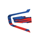 For Cardo Packtalk Bold Adhesive Protective Wrap Cover Sticker Blue Red Zag New. Price: $16.46.