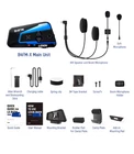 Lexin B4FM-X Bluetooth Motorcycle Intercom 10 Riders Helmet Headset New. Price: $146.00.