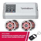 Rfrb Rockford Fosgate FRCTM400X4AD Marine Amplifier With 2-PACK M2-65 Speakers Remanufactured. Price: $1432.47.