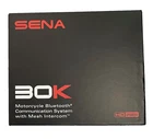 Sena 30K Motorcycle Bluetooth Headset Communication System, Hd Speakers (single) New. Price: $229.95.