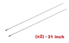 31" 2-PACK Stainless Am/fm/xm/cb Antennas For Honda Goldwing GL1500 1988-2000 New. Price: $29.95.