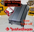 Cvo Oem Harley Audio Rockford Fosgate Amplifier 400W 4CH Harness Bracket Used. Price: $369.95.