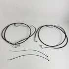 Magnum 12"-14" Abs Lower Dot Brake Lines Chrome Fitting For Harley Touring New. Price: $180.49.