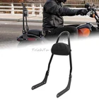 Black Sissy Bar Passenger Backrest Pad For Harley Softail Street Bob Fxbb 2018+ New. Price: $92.49.