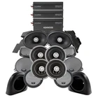 Kenwood PHD5SGAC1 2014-UP Harley Davidson Air Cooled Max Front & Rear Amp Pkg New. Price: $2399.00.