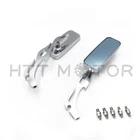 Hongk Chrome 8MM/10MM Blue Glass Rearview Mirror For Harley Dyna Touring Motor New. Price: $25.00.
