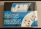 J&m Universal Helmet Headset Full Face HS-4119-FF New Sealed. Price: $199.99.