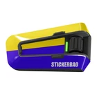 Glossy Vinyl Wrap Sticker Cover X2 TT003 Yellow Blue For Cardo Packtalk Edge New. Price: $23.96.