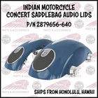 Indian Oem Concert Saddlebag Audio Lids, Springfield Blue P/n 2879656-640 ** New. Price: $549.99.