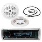 New Kenwood Marine MP3 Usb Pandora Ipod Bluetooth Radio 5.25" Enrock Speakers Open. Price: $178.99.