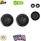 Jensen MS5006BR Black 5.25" Dual Cone Waterproof Speakers. Price: $54.39.