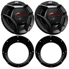98-2013 Harley Touring Package 2X Jvc 6.5" Speakers With Adapter Rings Open. Price: $99.00.
