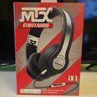Snap-on Logo Mtx IX1 Streetaudio Over-the-head Headphones & Carrying Case Used. Price: $25.00.