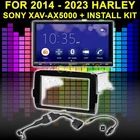 Sony XAV-AX5000 For 2014-2023 Harley Davidson Touring Din Touch Screen Radio New. Price: $899.99.