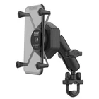 Ram Handlebar / Rail Mount With X-grip Large Phone Holder Vibe-safe Adapter New. Price: $106.99.