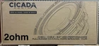 Cicada Audio CH8.2 Pro Coaxial Horn Loaded Speakers 8-INCH Ohm, Pair New. Price: $500.00.