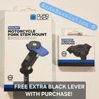 Quad Lock Motorcycle/moto Fork/stem Mount + Vibration Dampener - New Free S&h. Price: $51.00.