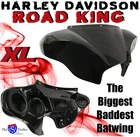 Road King Xl Motorcycle Batwing Fairing For Harley Davidson Fiberglass 4 Speaker New. Price: $419.00.
