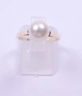 Ring 9 Carat Yellow Gold Size Ciro Pearl Solitaire Pre-owned. Price: $206.90.