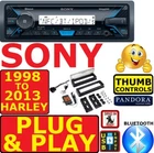 98-13 Harley Plug & Play Marine Bluetooth Usb Radio Stereo W/ Opt Siriusxm New. Price: $379.99.