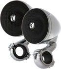 Kicker Mini Speakers Ohm Chrome 47PSM34 New. Price: $199.99.