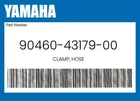 Yamaha Genuine Clamp, Hose 90460-43179-00 New. Price: $19.38.