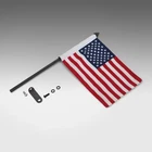 Show Chrome Folding Flag Pole Black #44-104BK Polaris New. Price: $74.57.