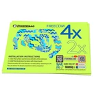For Cardo Freecom 4X 2X Headsets Protective Wrap Sticker Blue Yellow Line New. Price: $24.71.