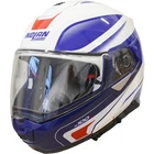 Nolan Motorcycle Flip-up Helmet Xxl N100-5 Orbiter N-com 74 Metal White New. Price: $303.45.