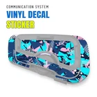 For Cardo Freecom 4X 2X Protective Headset Decal Sticker Aqua Geometric New. Price: $26.38.