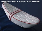 Fit Honda Chaly CF50 CF70 Complete White With Red Trim Saddle Seat MI4603 New. Price: $97.31.