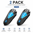 2 Pack Asmax Z1 Motorcycle Bluetooth Mesh Headset Helmet Intercom V5.3 New. Price: $118.99.