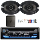 Jvc KD-T720BT Single Din Cd Receiver, 2X 6X9" 500W Speakers, 2-CHANNEL Amplifier Good. Price: $349.49.