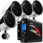 Gohawk Motorcycle Speakers And Amplifier Audio Sound System, 1000W Bluetooth ... New. Price: $202.75.