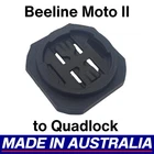 Beeline Ii 2 Quadlock Car Mount Adaptor Motorcycle Conversion Plate Nav Brand. Price: $16.45.