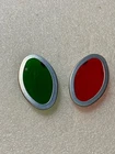 Harley Cat Eye Lens Set Cadmium 1939-46 Knucklehead Wla Ul Oem# 4524-39 4525-39 New. Price: $24.95.