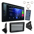 Pyle 6.8" Touchscreen Wi-fi Cd Radio, Polarius Slingshot 2015+ Dash Kit, Antenna New. Price: $378.99.